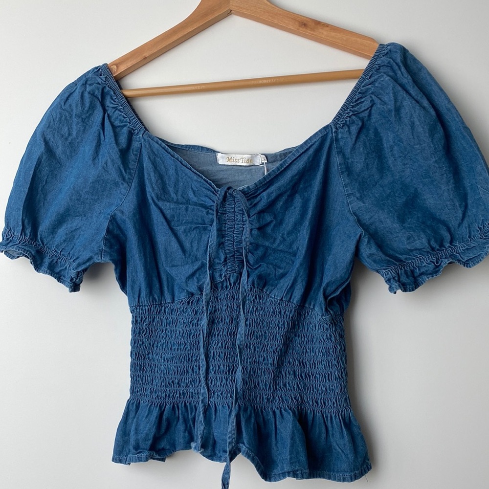 Used Jean Top Miss Tian Size M